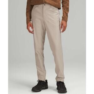LULULEMON ABC Slim-Fit Pant *Warpstreme Silverstone Tan Khaki Sz 31 {3M6}